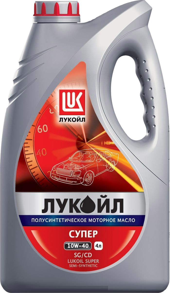 Моторное масло Лукойл Супер 10W40 SG/CD, 4л